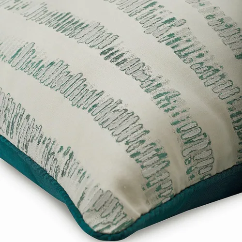 Vista 96 de The HomeCentric Funda de almohada con cremallera, funda de cojín azul de 12 x 12 pulgadas, funda de cojín de algodón bordado para sofá, diseño