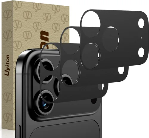 Vista 12 de Uyiton Paquete de 3 protectores de meseta de cámara para iPhone 18/17