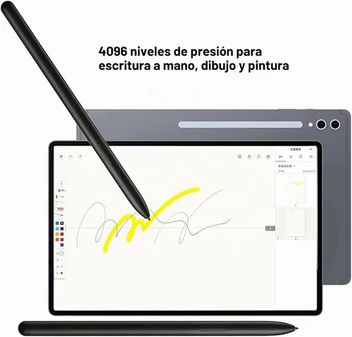 Vista 3 de Lápiz capacitivo de repuesto compatible con Galaxy Tab S10 Stylus Pen Negro