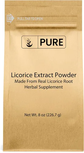 Vista 4 de Pure Original Ingredients Extracto de regaliz (4oz) sin OMG, polvo de Mulethi
