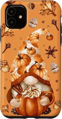 Vista 8 de Thanksgiving Gnome Love Pumpkin Spice Cute Fall Yall Pattern Case for iPhone 17