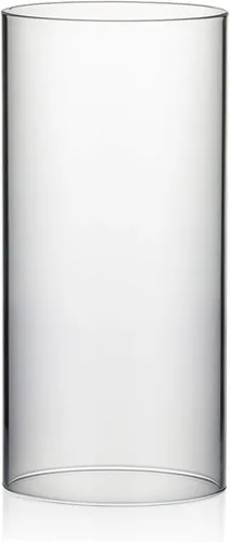 Vista 30 de WGVI Funda para portavelas Hurricane, ancho de 2 pulgadas, altura de 12 pulgadas, portavelas cilíndrico de vidrio transparente, tubo de chimenea
