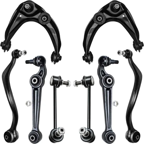 Vista 223 de Detroit Axle - Kit de brazos de control de extremo de 8 piezas para Toyota 2001-2003 Highlander 2002-2003 Camry Lexus ES300, 2 conjuntos de brazos