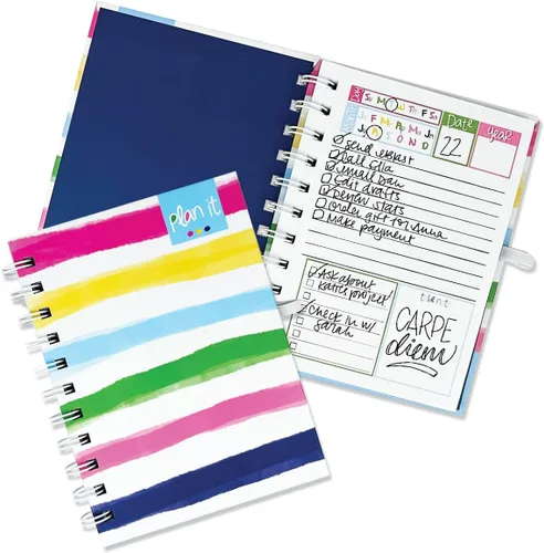 Vista 10 de Denise Albright Cuadernos con espiral de bolsillo Enuménalo, planificarlo, garabatearlo