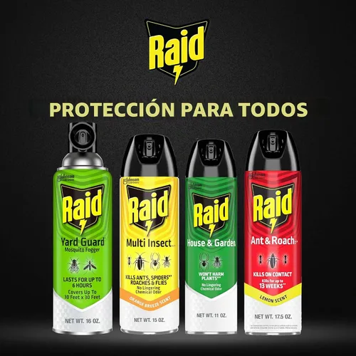 Vista 9 de Raid Asesino de insectos múltiples, brisa de naranja, 15 onzas (paquete de 2)