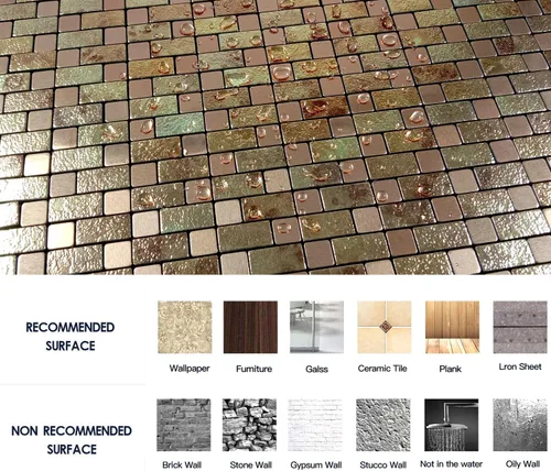 Vista 10 de XUANINY Azulejos para salpicaduras para despegar y pegar, estampado amarillo, paquete de 5
