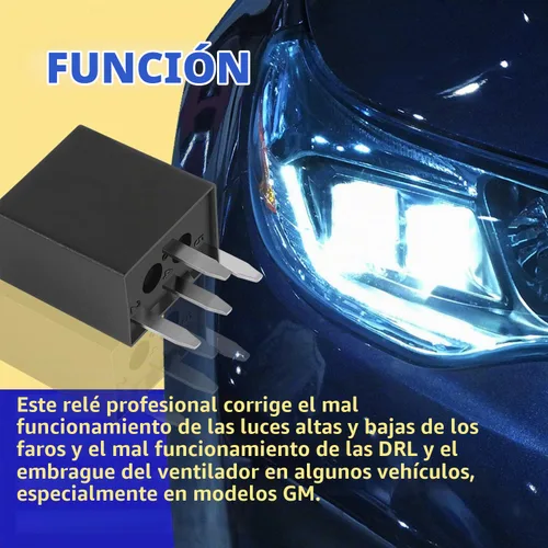 Vista 2 de 15016745 Relé A/C de 4 pines para faros delanteros GM Chevrolet Trailblazer Buick GMC Fuse Module Probado Relé multiusos