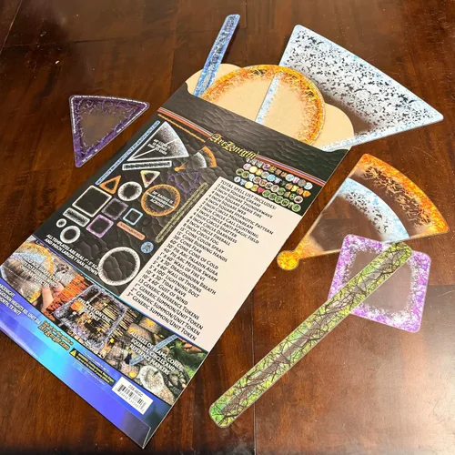 Vista 9 de Arcknight Plantillas AOE de efectos de hechizos de mazmorras y dragones, accesorios DND, juego completo de marcadores de área de efecto para D&D 5E