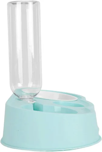 Vista 4 de Dispensador de agua para cachorros, alimentador automático doble para gatos, dispensador de agua para mascotas, dispensador de agua para gatos