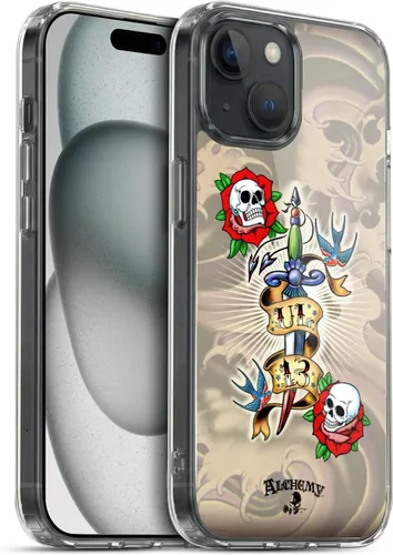 Vista 37 de Head Case Designs Funda de gel con licencia oficial de Alchemy Gothic 13 Dagger Illustration [protección de grado militar] compatible con Apple
