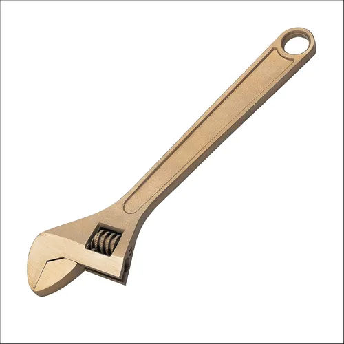 Vista 8 de CS Unitec Llave ajustable sin chispas y no magnética Herramienta de bronce de aluminio de 6 pulgadas, certificado TUV y libre de berilio
