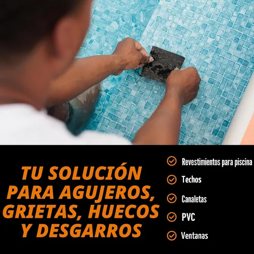 Vista 7 de GORILLA Cinta impermeabilizante, negra, 4" x 10', paquete de 2, sello Negro