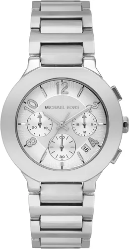 Vista 7 de Michael Kors Gramercy - Reloj de pulsera cronógrafo de acero inoxidable para mujer