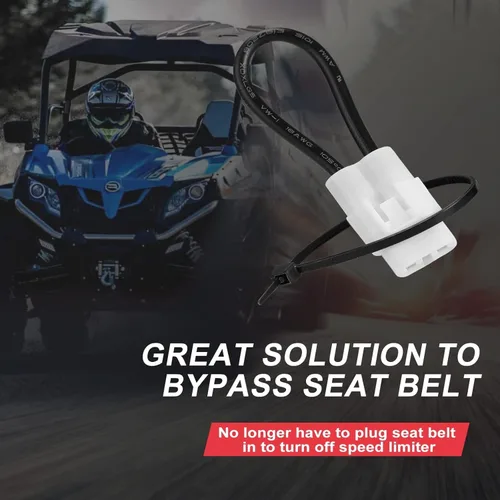 Vista 2 de moveland Bypass de cinturón de seguridad compatible con todos los modelos 2018+ Kawasaki Mule Teryx Pro MX FXT, arnés Plug and Play anula cinturón