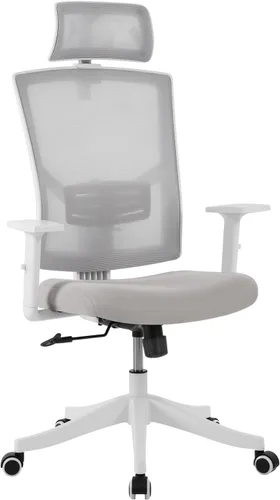 Vista 8 de Ergonomic Office Chair with Headrest, High Back Mesh Desk Chair with Flip-Up Arms, Adjustable Lumbar Support & Recline for Home Office and Gaming