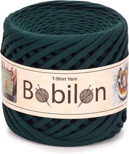 Vista 33 de Hilo de camiseta de algodón de 5 a 0.276 in, 328.1 ft / 110 yardas, para ganchillo, tejido y macramé, ártico 100% cotton t shirt yarn for crochet