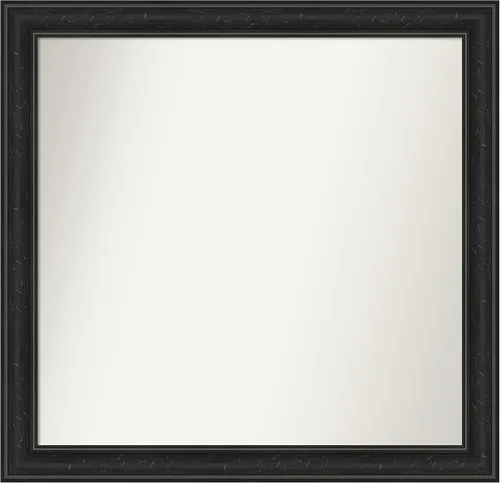 Vista 164 de Amanti Art Espejo personalizado, gran espejo de baño estrecho, espejo de pared o espejo de tocador de baño sobre el fregadero (24 x 24 pulgadas)