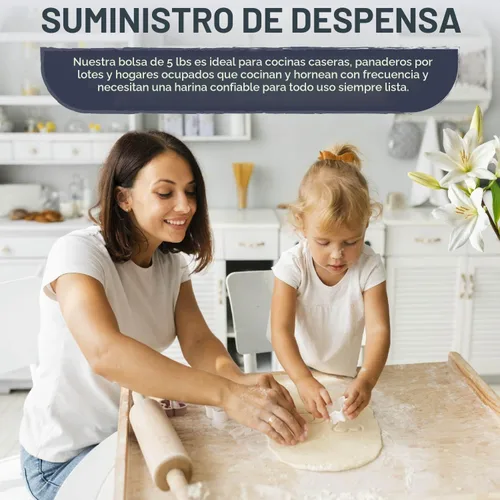 Vista 5 de Great River Milling Harina Blanca de Lirio Orgánica Todo Propósito Sin blanquear y sin bromatos Sin transgénicos, Kosher Ideal para pan