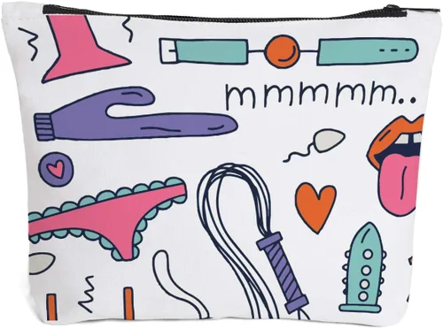 Vista 17 de Bolsa de cosméticos de maquillaje con cremallera podría ser maquillaje cosmético bolsa de viaje artículos de tocador Maquillaje Caso-Hoja