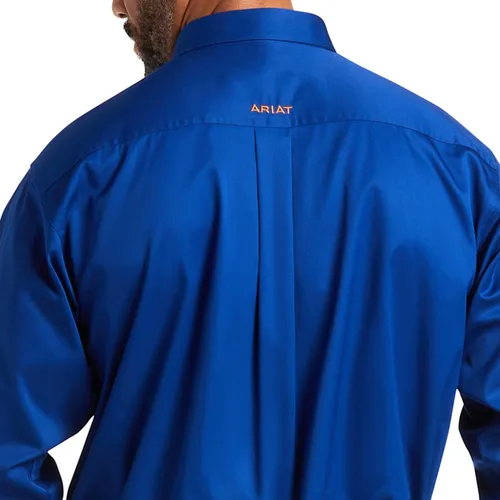 Vista 4 de Ariat Camisa de sarga con logotipo del equipo para hombre