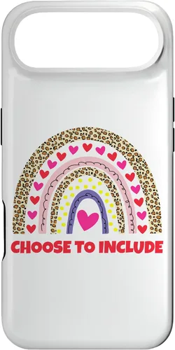 Vista 27 de Choose to Include Leopard Rainbow Special Needs Awareness Case for iPhone 17