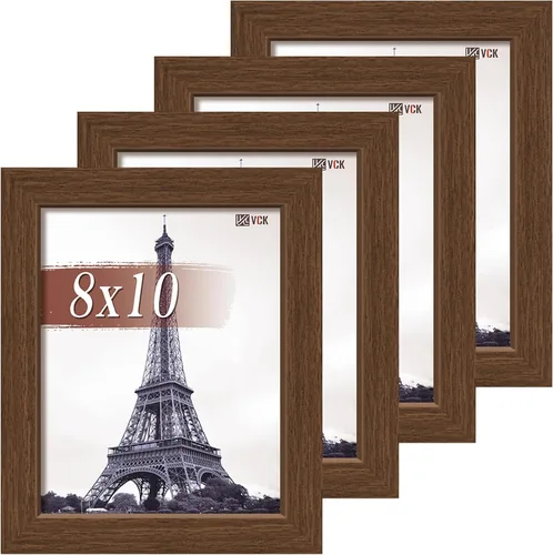 Vista 12 de VCK Portarretratos negro de 8.5 x 11 pulgadas, paquete de 2 portarretratos de madera de calidad de galería, borde de 1.1 pulgadas de ancho