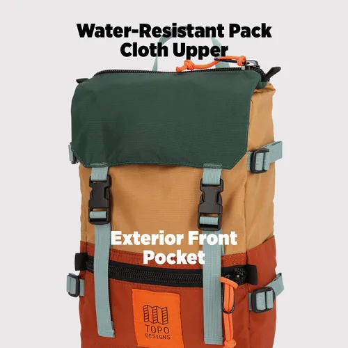 Vista 5 de Topo Designs Unisex Rover Pack Mini Negro/Negro Talla única