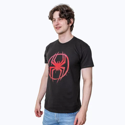 Vista 4 de Marvel Spider-Man Miles Morales Icon Logo Spiderverse Camiseta para adulto