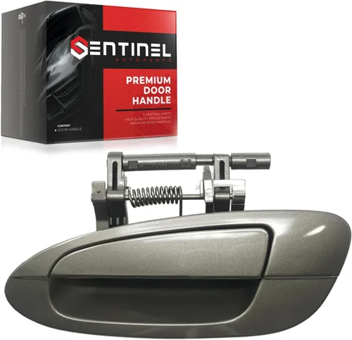 Vista 12 de Manija de puerta exterior exterior delantera izquierda lado del conductor compatible con Nissan Altima 2002-2006 reemplaza # 80607-8J009, NI1310123