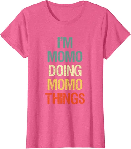 Vista 65 de I'M Momo Doing Momo Things - Camiseta de regalo con nombre personalizado, Negro, S