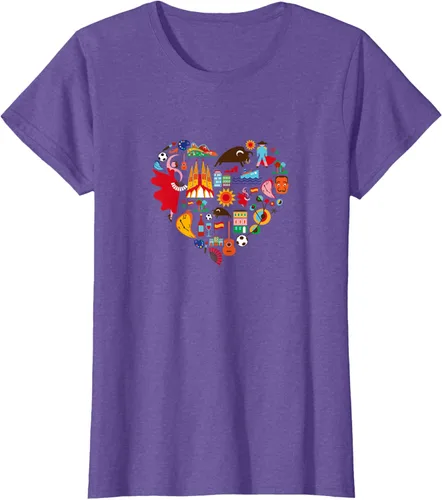 Vista 17 de I Love España Cute Español Orgullo, Madrid Barcelona playera, niños 10, Lemon Limón