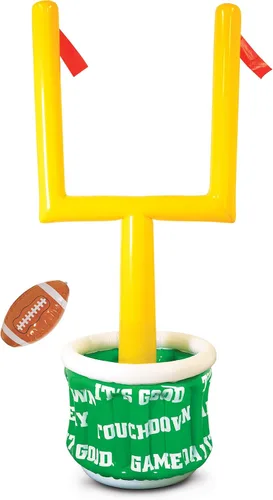 Vista 6 de Beistle Enfriador inflable para postes de portería con balón de fútbol, paquete de 2