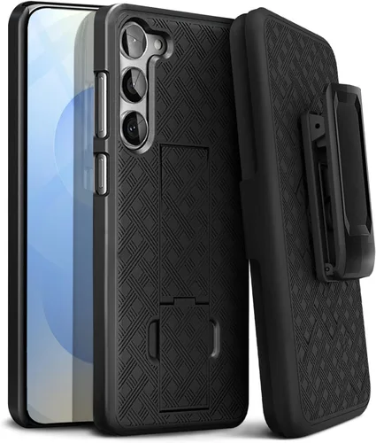 Vista 17 de MOTIVE Funda diseñada para Samsung Galaxy A14 5G con clip para cinturón, funda con clip para Samsung A14, funda protectora delgada y resistente a