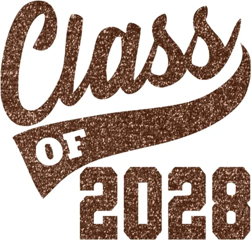 Vista 13 de Adhesivo de graduación para planchar en la clase de 2028, calcomanía para camiseta de secundaria, parche de graduación HTV para graduados