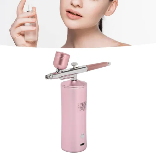 Vista 2 de Máquina de inyección de oxígeno facial, inyector de oxígeno facial de mano de alta presión para rejuvenecimiento de la piel para salón de belleza