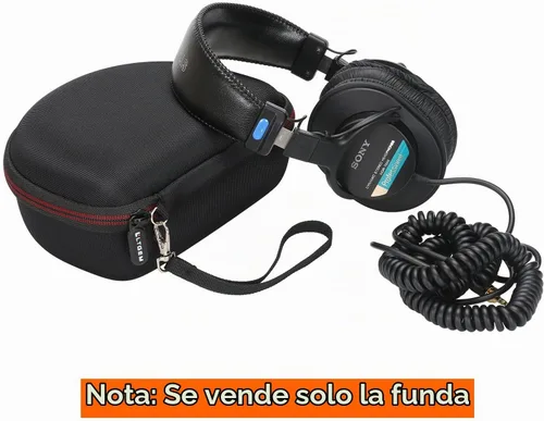 Vista 8 de Funda para Sony MDR7506 Profesional Diafragma Grande Auriculares Gris 1. Negro + gris