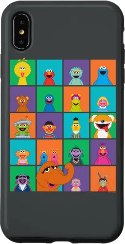 Vista 15 de Funda para iPhone 16 Sesame Street Character Squares