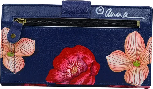 Vista 2 de Anna by Anuschka Cartera de cuero genuino pintada a mano para mujer