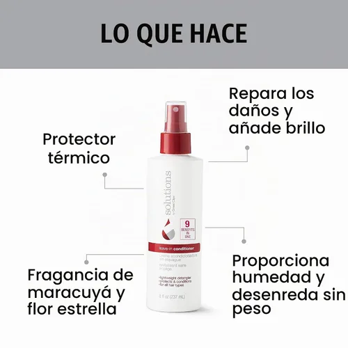 Vista 3 de GREAT CLIPS Solutions - Acondicionador nutritivo sin enjuague, 8 onzas