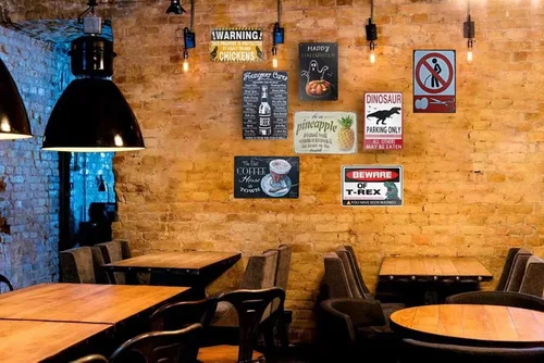 Vista 2 de Funny Patio Signs But First You Gotta Do The Truffle Shuffle Tin Sign 1 Signs for Bedroom Bar Signs for Home Decor (Size : 20X30CM)