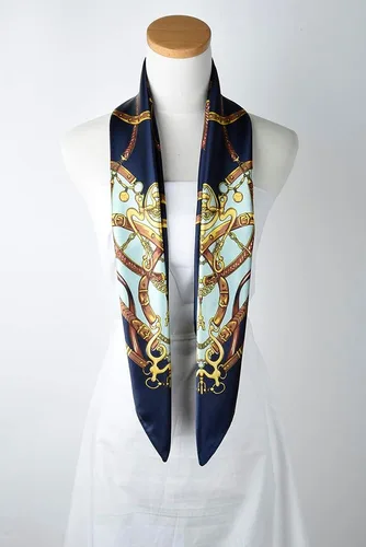 Vista 4 de corciova - Bufanda cuadrada grande para mujer, diadema sedosa para cabello rizado, lazo para dormir por la noche, bandana a la moda, 35 x 35