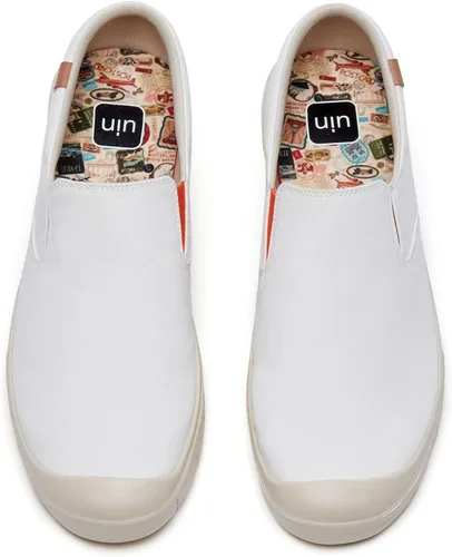 Vista 3 de UIN Tenis de moda para hombre ligeros casuales cómodos de lona pintados para viajes Cádiz