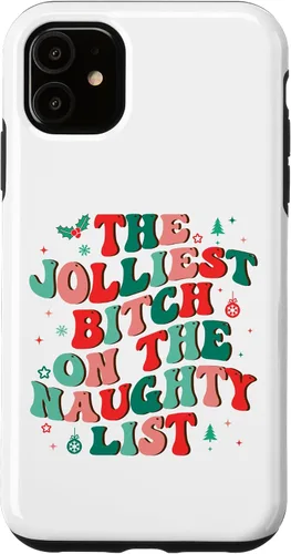 Vista 5 de Funda para iPhone 15 The Jolliest Bi, tch On The Naughty List Christmas Vacation Case