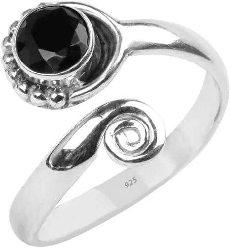Vista 41 de Anillo de dedo del pie de piedra preciosa de plata de ley 925, joyería para el cuerpo, anillo de dedo del pie de la mano de la mano de la piedra