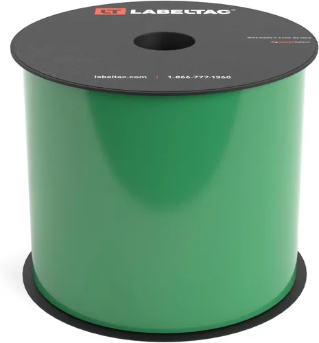 Vista 6 de Suministro de etiquetas LT4/LT4P/LTPX 0.5" x 150' Negro Print Long-Lasting Labels on Durable Water & Chemical Resistant Vinyl - Ideal for a Wide