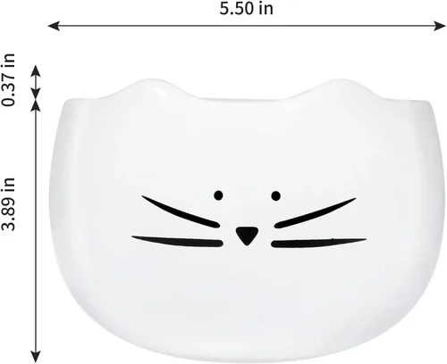 Vista 2 de Koolkatkoo Juego de 2 macetas para suculentas de 5.5 pulgadas con diseño de gatos