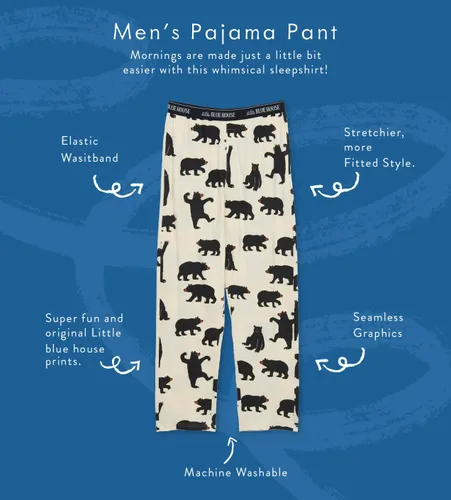 Vista 5 de Little Blue House Pantalones de pijama de jersey para hombre