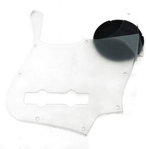 Vista 7 de Dopro Guardabarros de 5 cuerdas para Bajo Jazz J, placa de rayado, perla de abulón para Bajo Jazz Fender de 5 cuerdas EE. UU./México