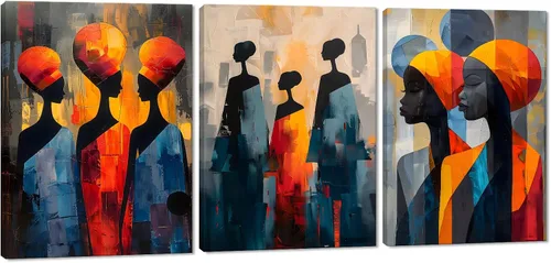 Vista 95 de MAMAGO Lienzo decorativo para pared, pintura de belleza dorada y negra, fotos de mujeres africanas, hermosos pósteres de mujer negra, impresiones