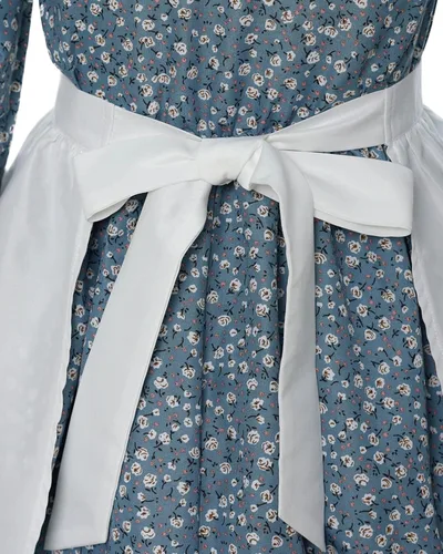 Vista 8 de Nuoqi Vestidos pioneros para niñas, disfraz colonial de Laura Ingalls Wilder